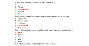 Contoh soal ujian tertulis rekrutmen calon satpol pp info. Materi Soal Skb Kearsipan Cpns 2020 Seleksi Kompetensi Bidang Antapedia Com