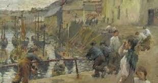 Harold C Harvey Mousehole Newlyn Art For Art Sake Artist Art