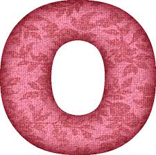 Presentation Alphabets Pink Flower Fabric Letter O Fabric Letters Monogram Alphabet Fabric Flowers