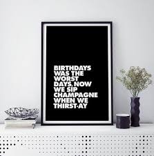 Birthdays Was The Worst Days Lyrics Notorious B I G Birthdays Was The Worst Days Etsy Baby Birthday Party Girl Baby Birthday Party Subway Art Print