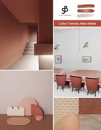 Interior Color Trend New Reds Will Shape 2020 Sampleboard Interior Design Color Schemes Interior Design Color Colorful Interiors