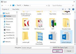 When the old password is removed from . How To Unlock Password Protected Pst Files Of Ms Outlook 2010 2013 2016 2019 Bitrecover Blog