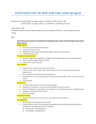 They are often called london. Study Guide For The Micr 3100 Final Exam Spring 20 Study Materials And Content From Chapter 1 24 B Study Guide Exam Preparation Exam