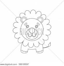 Colored pencils, crayons, markers or anything you have work well for coloring. Coloring Page Cute Vector Photo Free Trial Bigstock