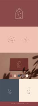 Yoga Studio Logo Small Business Branding By Ember 29 Logo Branding Feminine Em With Images Branding Design Packaging Design Studio Logo Branding Design Logo