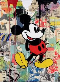 Brainwash Banksy Mickey Print Canvas 8x12 12x17 Street Art Graffiti Ebay Street Art Graffiti Mickey Mouse Art Graffiti Cartoons