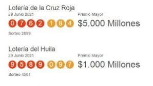 La lotería de la cruz roja vuelve a jugar en la noche del martes, 29 de junio del 2021 para que vuelvas a probar tu suerte. Resultados Sorteos Loterias Cruz Roja Huila Y Otros Sorteos Noticias De Cundinamarca Y Fusagasuga En Dia A Dia
