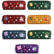 Bt21 X Monopoly Checkered C Pocket Pencil Case In 2020 Pencil Case Stationery Store Bts