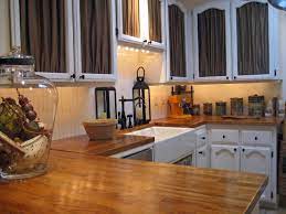 The optional varnish adds a true sheen and reflective warmth to your kitchen. Wood Kitchen Countertops Hgtv