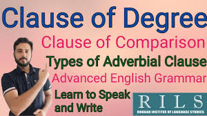 The place of the action of the main clause e.g. Clause Of Manner Clause Of Comparison Adverbial Clause And Its Types Rils The Lingua Expert Youtube