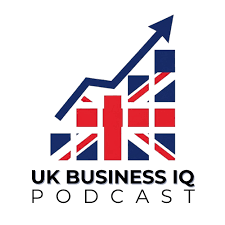 UK Business IQ Podcast — ticketing sponsor: STOP BEING THE BEST KEPT SECRET. The broadcast network for the backbone of the British economy. Real stories. Real strategy. No fluff (logo)
