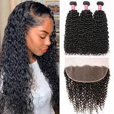 4.2 out of 5 stars. Nadula Wholesale Kinky Curly Hair Weave Bundles With 13x4 Lace Frontal Closure For Short Hair Nadula