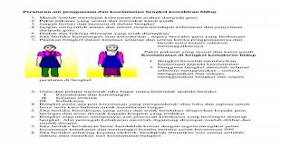 Masuk setelah mendapat kebenaran dan arahan daripada guru. Peraturan Am Penggunaan Dan Keselamatan Bengkel Kemahiran Hidup Doc Document