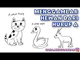 Cara menggambar hewan dari huruf dan angka. Cara Menggambar Hewan Dari Huruf A Ep 305 Youtube Di 2021 Gambar Hewan Gambar Hewan