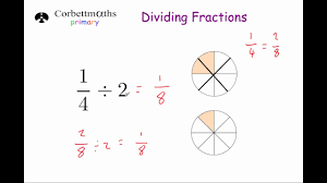 Dividing Fractions Primary Youtube