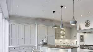 How about updating your kitchen ceiling lights with some stylish recessed, flush lights or spotlights? Pendant Lighting For The Kitchen Tom Howley