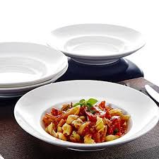 Malacasa Serie Regular 4pcs Porcelaine Assiettes Creuse Https Www Amazon Fr Dp B06wpb9mpl Ref Cm Sw R Pi Dp X Ol40 Assiette A Pates Plat Assiette Creuse