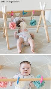 Wrapping up the best toys & gift ideas for 4 month olds. Baby Play Ideas At 3 Months Little Lifelong Learners Montessori Baby Activities Baby Play Areas Baby Play Activities