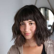 Go to your stylist and cut your bangs shorter so they sit right above your eyebrows and sweep them to the side. Short Hair And Bangs Hairstyles Bpatello