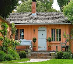 Charming Peach Cottage Carmel Ca Tiny Cottage House Exterior Guest Cottage