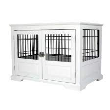 Merry Products Fairview Triple Door Dog Crate White In 2020 Dog Crate Furniture Crate Furniture Dog Bed