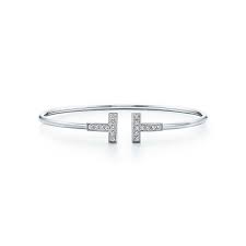 1500 x 982 jpeg 49 кб. Tiffany T Diamond Wire Bracelet In 18k White Gold Medium Tiffany Co