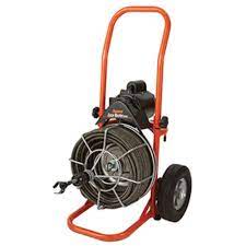 Some electric drain snakes can be recharged, which saves trailing your electric cable all over the garden or pathway. Electric Eel Mfg Co Inc And General Wire Spring Drain Cleaner 75 X 1 2 Rental Ejb Z5k 1 2c75 The Home Depot