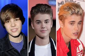 Except for his original shaggy swoop hairstyle, his other styles all share similarities where they are short on the sides and back, and long on the top. As Justin Bieber S Career Has Evolved So Has His Hair Teen Vogue