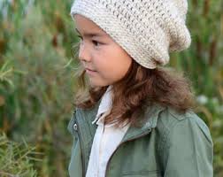 Crochet Hat PATTERN Buttons & Braids Slouchy Crochet Pattern for Slouchy  Beanie Hat 3 Sizes Toddler Child Adult PDF Download