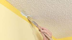 A scalloped painting technique can be a texture you can apply to your bedroom ceiling. Textured Ceiling Painting Tips Monkeysee Videos