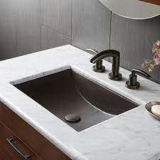 Rectangle Nativestone Concrete Bathroom Sin