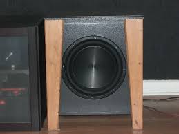Diy Down Firing Subwoofer Cover End Table Google Search Diy Subwoofer Speaker Projects End Tables
