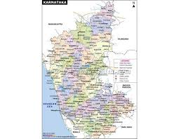 Official language is kannada, one. Karnataka State Map Online State Map World Political Map Map