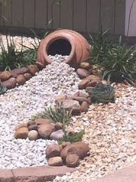 Loved Using Ideas From Pinterest In Our New Low Maintenance Landscaping Project Jeanette S Landscaping With Rocks Rock Garden Design Rock Garden Landscaping