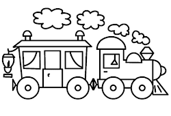 Kereta kartun hitam putih related keywords suggestions kereta. Contoh Gambar Mewarnai Kereta Api Cepat Kataucap