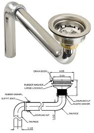 kitchen sink drain parts the social