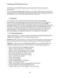 I believe my education, work experience and leadership abilities make me a strong candidate for the consultant position. Technical Appendix Model Application For Scenario Analysis Bibliography And Technical Appendices To Intercity Passenger Rail In The Context Of Dynamic Travel Markets The National Academies Press