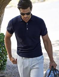 21 Sophisticated Polo Shirt Looks To Wear For Any Occassion Vogue Men Polo Shirt Mens Shirts