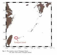 台灣 日本和與那國島的相對位置圖 map world map chart