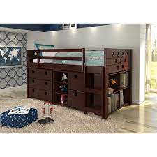 Bed frames and head and footboards must be returned within 60 days of the delivery date. Donco Kids Circles Modular Low Loft Twin Bed White