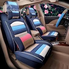 Colorful Lovely Style Design Easy Permeability Durable Universal Car Seat Cover Car Seats Car Interior Diy Leather Car Seats