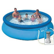 Piscine Autoportee Ronde 3 66 X 0 76m Easy Set Intex Pas Cher A Prix Auchan