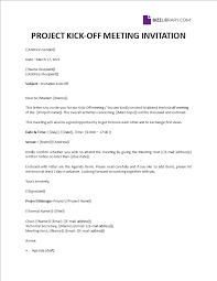 In the comments section, you can mention if that milestone is on track or not. Kick Off Meeting Invitation Email Template