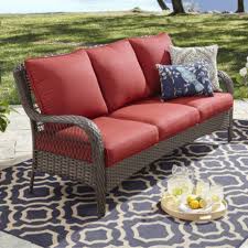 Better Homes Gardens Colebrook Outdoor Sofa Outdoor Sofa Better Homes And Gardens Red Patio