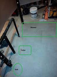 Basement bathroom rough in plumbing tour. Basement Bathroom Rough In Pipe Routing Pictures Doityourself Com Community Forums