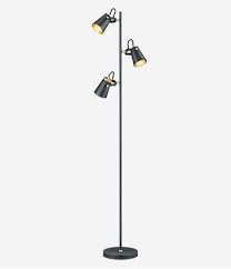 Let it peer over a. Buy Trio Edward Floor Lamp With Foot Switch Matted Black Dmlights Com
