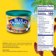 Shop for blue diamond toasted coconut almonds (6 oz) at fred meyer. Blue Diamond Almonds 883959893363 Blue Diamond Gluten Free Almonds Toasted Coconut 6 Ounce