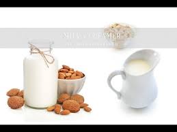 Then the soaked almonds are blended with water, less than you would use for almond milk. Homogenized Milk Cream Coffee Creamer Almond Cashew Coconut Hemp Vegan Paleo Keto Youtube