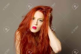 I would like to go red but i'm a bit i put a passion red colour on it was wild, went to hairdresses had a colour on to tone it down. Wild Red Hair Woman Staring Stock Photo Picture And Royalty Free Image Image 27012582