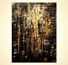Black And Gold Abstract Artwork Original Black Gold Abstract Art Textured Gold Wall Art Modern Abstract Painting Acrylic Modern Abstract Painting Gold Abstract Painting Modern Painting